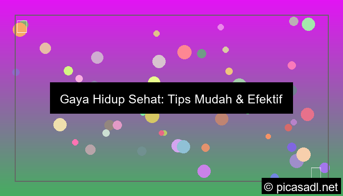 grafik gaya hidup sehat