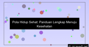desain pola hidup sehat