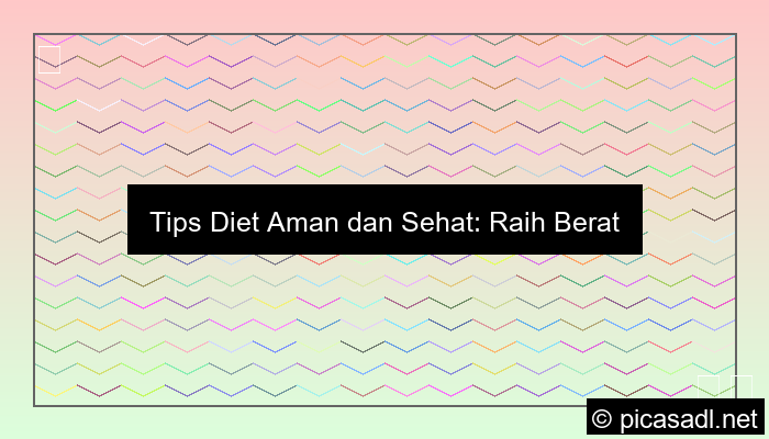 ilustrasi tips diet aman