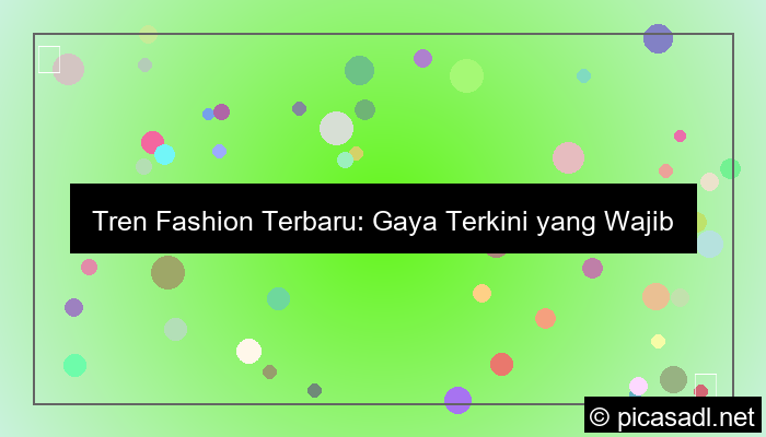 tren fashion terbaru
