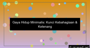 gambar gaya hidup minimalis
