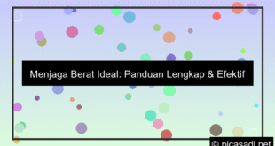 grafik menjaga berat ideal
