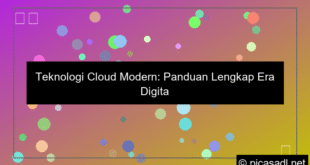 grafik teknologi cloud modern