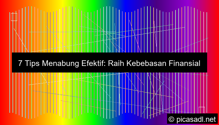 tips menabung efektif