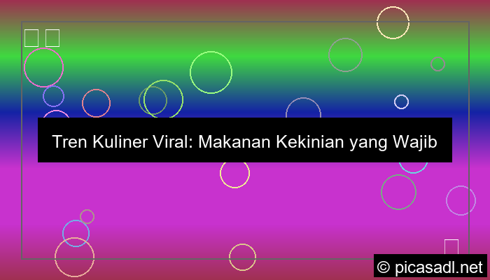 gambar tren kuliner viral